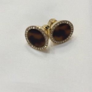 Micheal Kors Tortoise Earrings